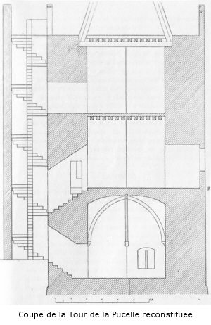 coupe de la tour de la Pucelle