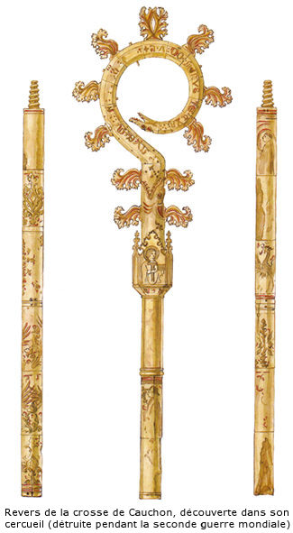 crosse de Pierre Cauchon - revers